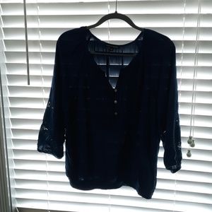 Navy Blue XL blouse